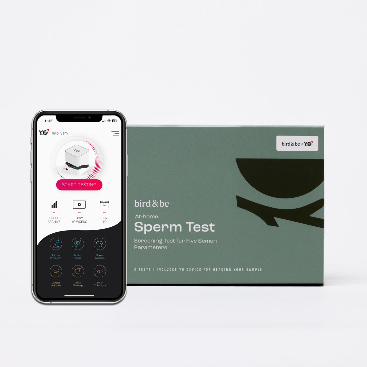 At-Home Sperm Test Kit with phone app